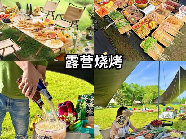湖州团建2日：采茶挖笋、做竹筒饭、赏春徒步、露营烧烤